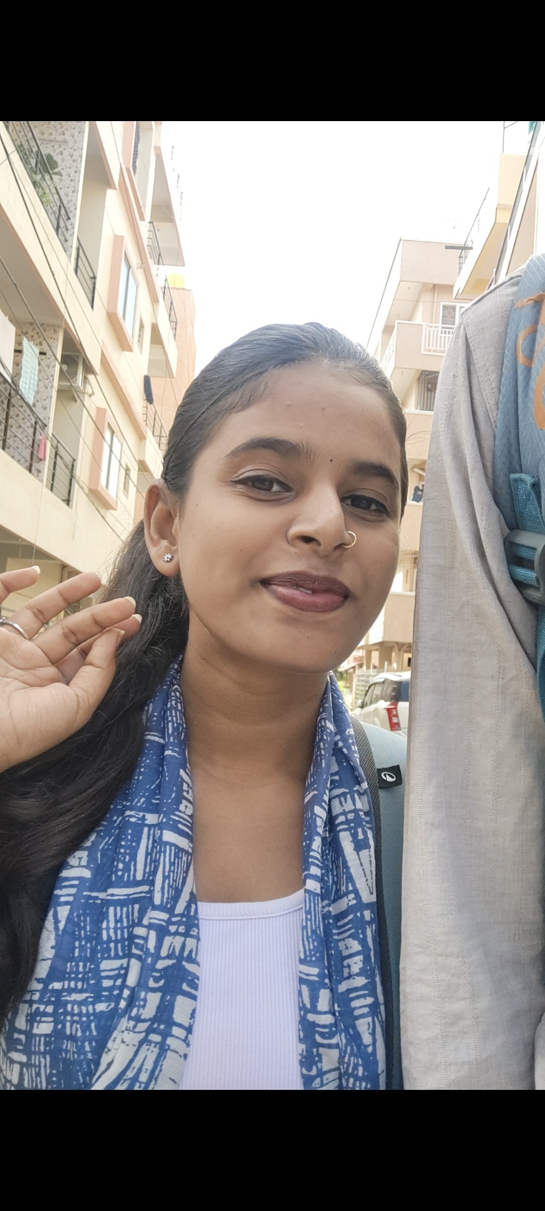 A fun candid moment
